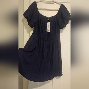 Elegant Navy Dress (Open4Offers)